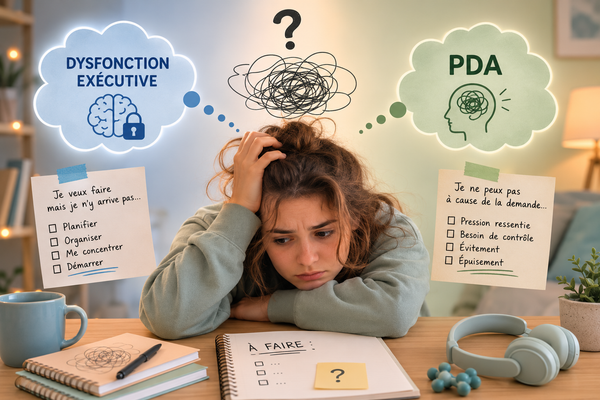 Stratégies pour surmonter le PDA et la dysfonction exécutive