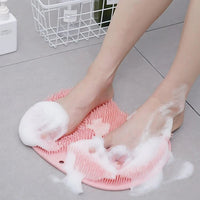 brosse de douche à ventouse pour les pieds