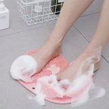 brosse de douche à ventouse pour les pieds