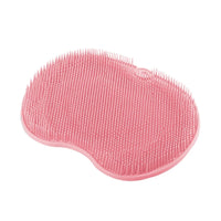 brosse de douche à ventouse rose