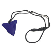 collier à mordiller bleu