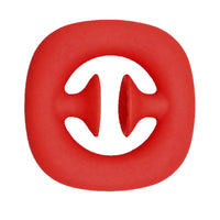 Hand Strength en silicone rouge, accessoire de fitness pour améliorer la force de la main