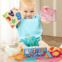 Jouet sensoriel Boîte à mouchoirs