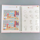 Exercice de repérage des deux différences dans une scène et initiation au dessin d’animaux, favorisant l’observation et la créativité.