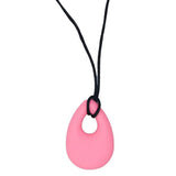 collier à mâcher larme rose clair
