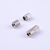 fermetures pour lacets élastiques gris mat