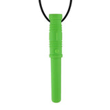 collier à mâcher sabre vert