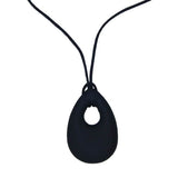 collier à mâcher larme noir