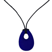 collier à mâcher larme bleu marine