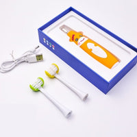 brosse à dent 3 cotés avec deux têtes de rechange