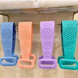 brosse magique pour le dos bleu rose violet vert