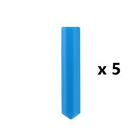 embout à mâcher pierre précieuse bleu