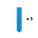 embout à mâcher pierre précieuse bleu